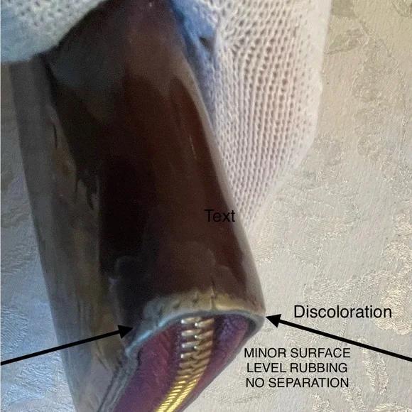 LOUIS VUITTON BURGUNDY VERNIS ZIP AROUND WALLET - Picture 5 of 15